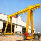 Material Handling 10 Ton Mobile Gantry Crane Single Girder Steel Box Type