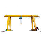 Material Handling 10 Ton Mobile Gantry Crane Single Girder Steel Box Type