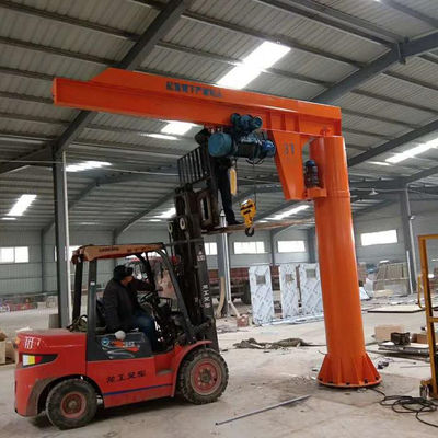 BZD Type Pillar Mounted Jib Crane 360 Degree Rotation Custom Made High Efficiency
