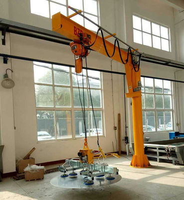 BZD Type Pillar Mounted Jib Crane 360 Degree Rotation Custom Made High Efficiency