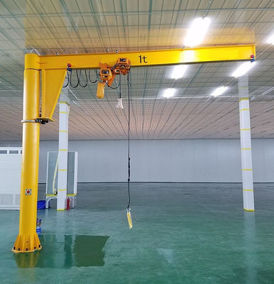 BZD Type Pillar Mounted Jib Crane 360 Degree Rotation Custom Made High Efficiency